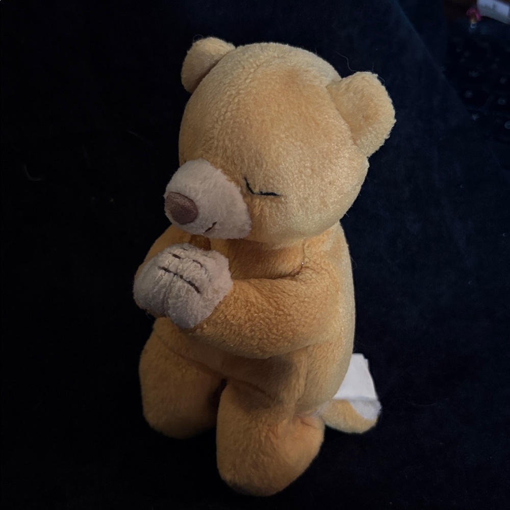Ty Plushie Hope Praying Bear - Golden Brown